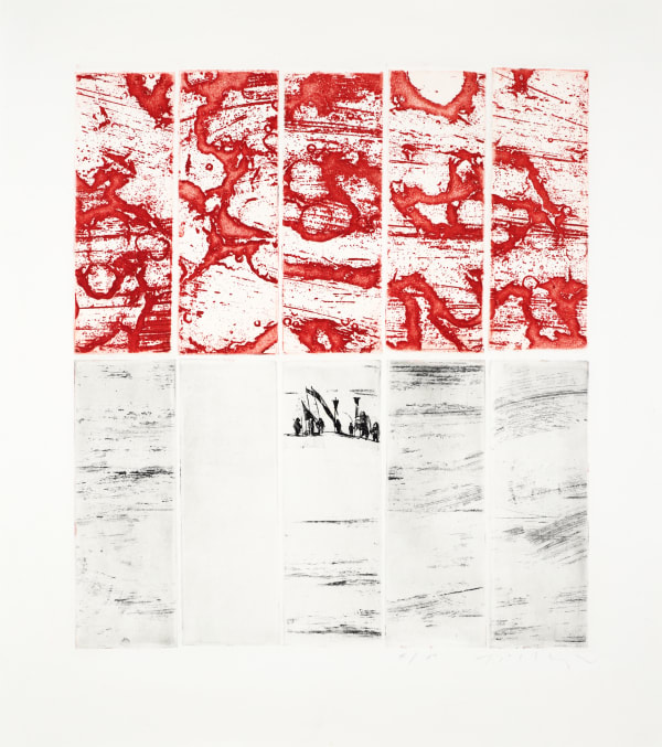 William Tillyer Arctic Procession May 17th 1895, 1964 Signed in pencil lower right (recto) Etching on paper Paper size: 60 x 52 cms 23 5/8 x 20 1/2 ins) Plate size: 46 x 40.5 cms (18 1/8 x 16 ins) EDITION Uneditioned PRINTER The Artist