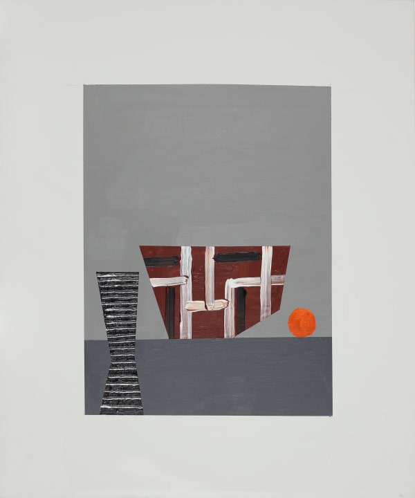Bruce McLean Untitled , 2023 Oil and acrylic on canvas 120 x 100 cms (47 1/4 x 39 3/8 ins)