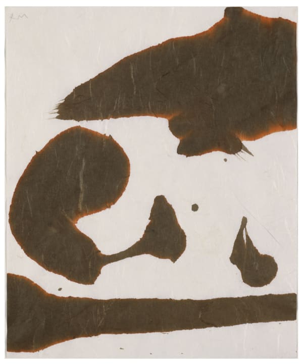 Robert Motherwell Lyric Suite, 1965 Ink on rice paper