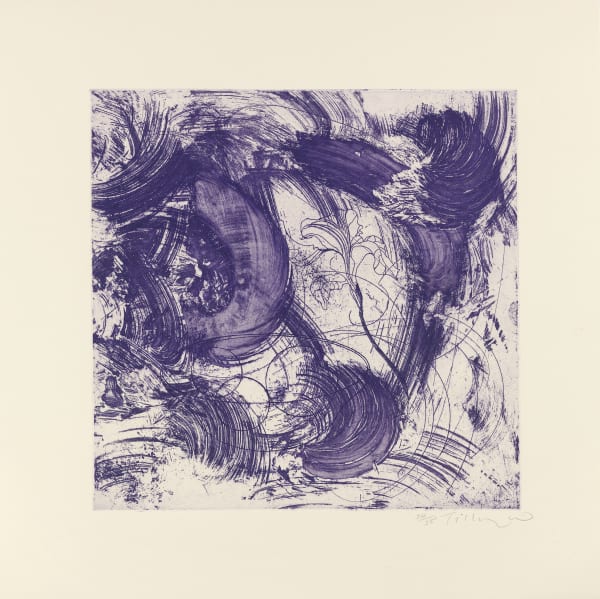 William Tillyer The Ruswarp Suite 1, 2023 Signed in pencil lower right (recto) Etching, aquatint and embossing on paper Paper size: 57.2 x 57.8 cms (22 1/2 x 22 3/4 ins) Plate size: 39.4 x 39.4 cms (15 1/2 x 15 1/2 ins) EDITION 35 PROOFS 4 AP 1 PP PRINTER Bracken Press PUBLISHED BY Bernard Jacobson Ltd., London