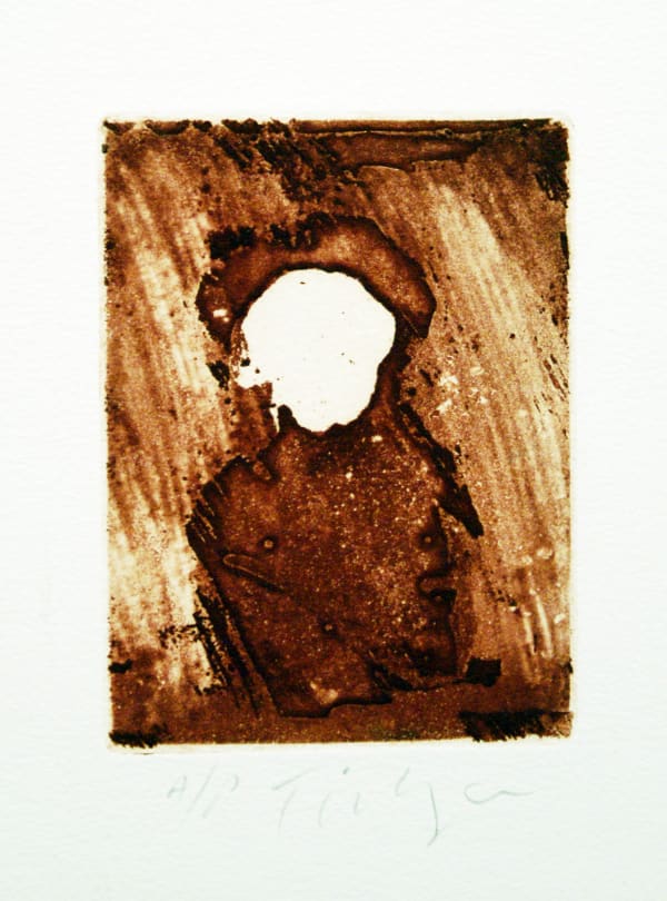 William Tillyer Ancestor I, 1974 Signed in pencil lower right (recto) Etching with aquatint on paper Paper size: 66 x 50.5 cms (26 x 20 ins) Plate size: 28.5 x 34 cms (11 1/4 x 13 3/8 ins) EDITION Uneditioned PRINTER The Artist