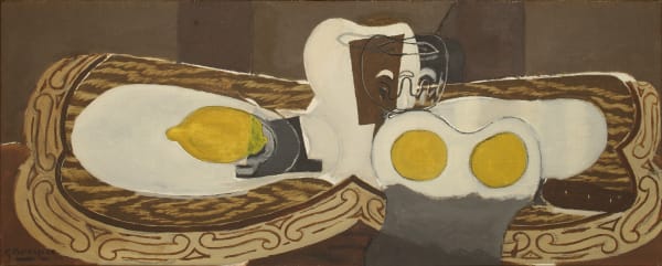 Georges Braque, Nature morte avec citron et verre, 1941