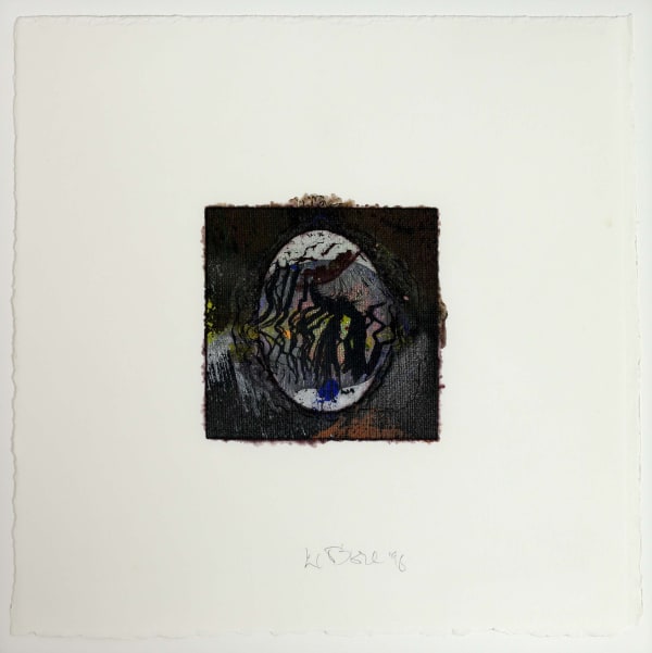Larry Bell Fraction #3106, 1998 Mixed media on watercolour paper