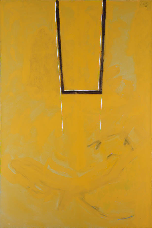 Robert Motherwell Great Wall of China No. 4, 1971 Acrylic and charcoal on canvas