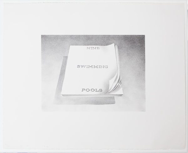 Ed Ruscha, Nine Swimming Pools, 1970