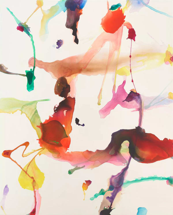 Bernd Koberling Memories of Water II, 2008 Acrylic on gesso on wood 204 x 165 cms (80 1/3 x 65 ins)