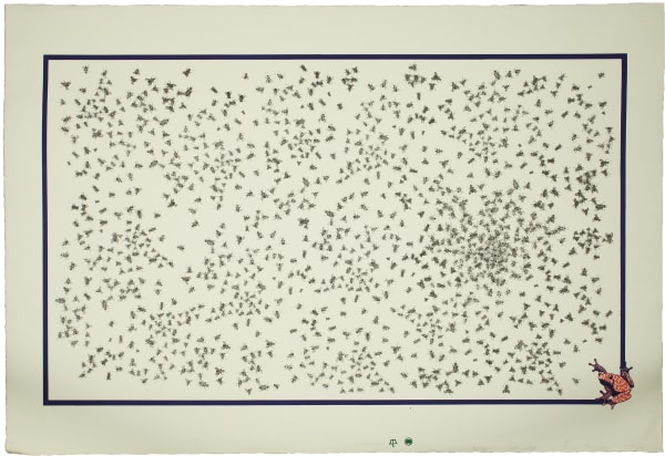 Ed Ruscha Flies and Frog, 1969 Colour lithograph on Copperplate Deluxe paper