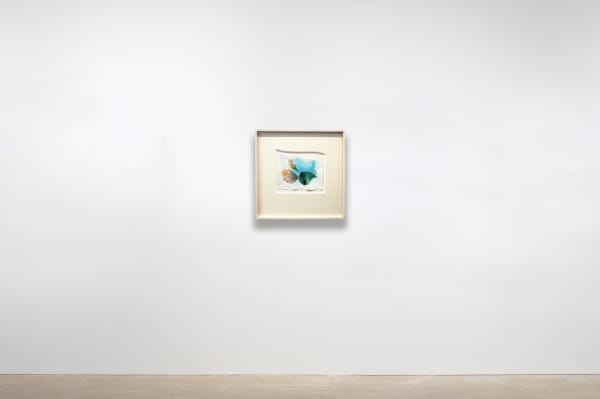 William Tillyer Fragment, 2015 Signed lower right (recto) Watercolour on paper 42 x 42 cms (16 1/2x 16 1/2 ins) (mount size) 18 x 21 cms (7 1/8 x 8 1/4 ins) (paper size)