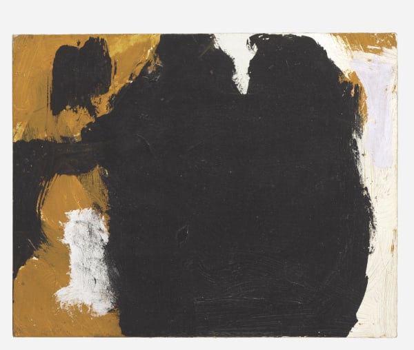 Robert Motherwell Two Figures No.7, 1958 Oil on paperboard mounted on board