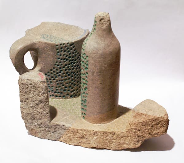 Glynn Williams Still Life Fragment (Picnic IV), 1999 Clipsham Stone and acrylic paint