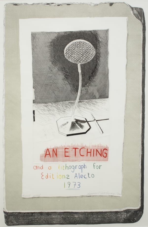 David Hockney, An Etching and Lithograph for Editions Alecto, 1972