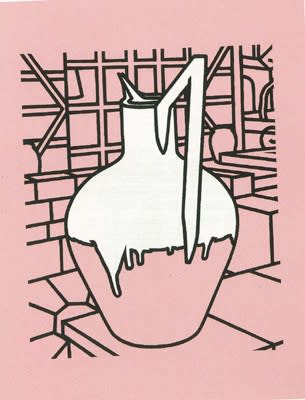 Patrick Caulfield, Jug (pink), 1974