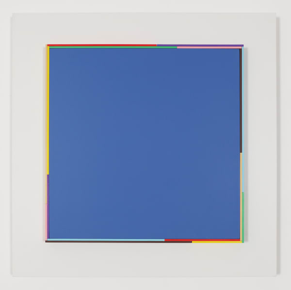 Marc Vaux Deep Ocean, 2019 Signed, titled, and dated (verso) Acrylic on MDF 60 x 60 x 5.5 cms (23 5/8 x 23 5/8 x 2 1/4 ins)
