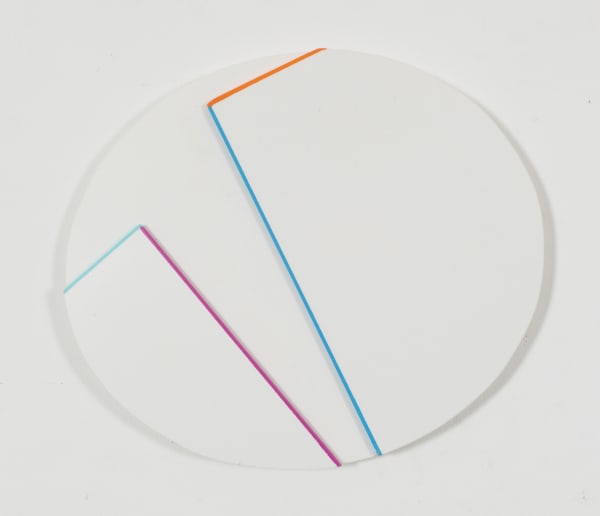 Marc Vaux Untitled, 2018 Signed and dated (verso) Acrylic on foam board 18.5 x 21.5 cms (7 1/4 x 8 1/2 ins)