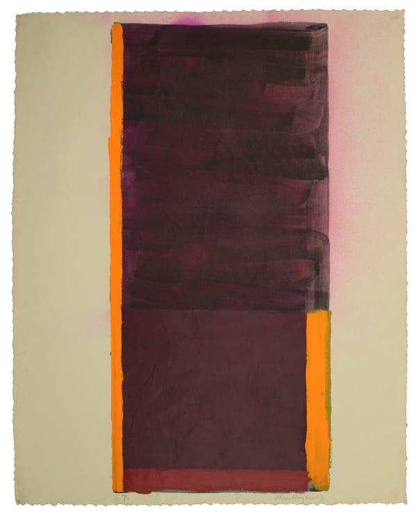 John Hoyland Untitled, 1967 Acrylic on paper