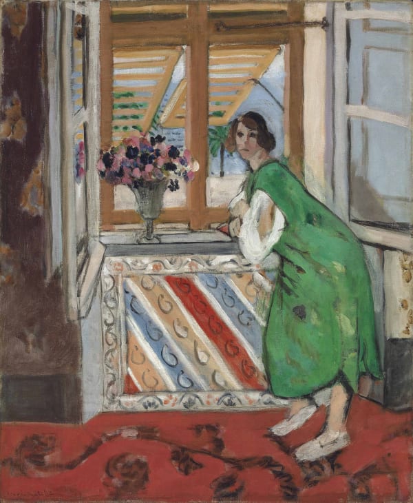 Henri Matisse, Jeune fille à la mauresque, robe verte, 1921