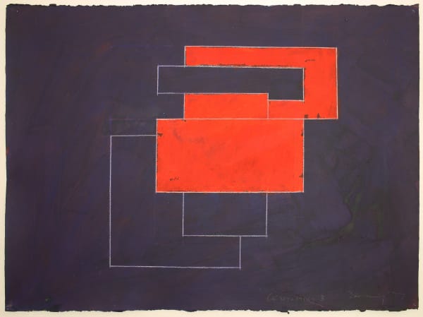 Robyn Denny Generations 3, 1977 Gouache and chalk on Arches paper