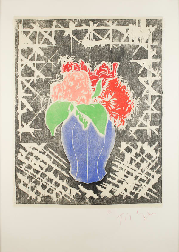 William Tillyer York Vases - The Jacobson Vase, 1981 Woodblock on paper