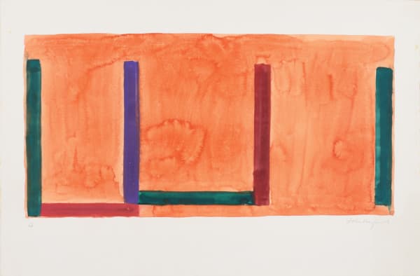 John Hoyland Untitled, 1966 Acrylic on paperboard