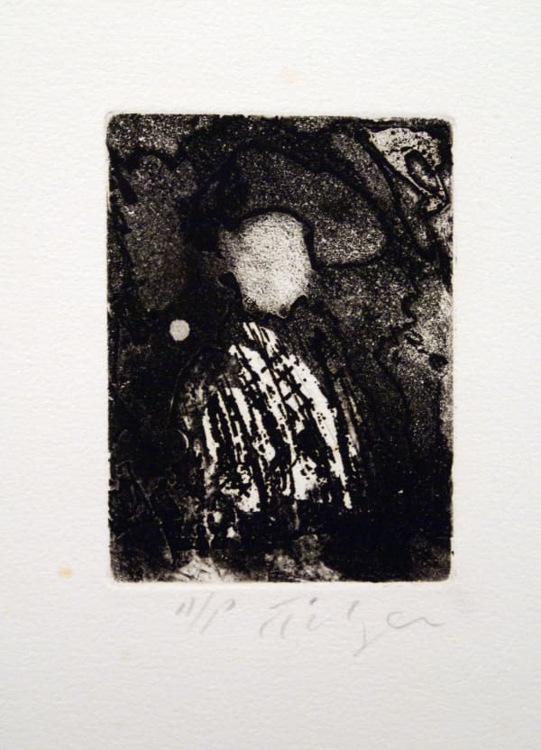 William Tillyer Ancestor V, 1974 Signed in pencil lower right (recto) Etching on paper Paper size: 66 x 50.5 cms (26 x 20 ins) Plate size: 28.5 x 34 cms (11 1/4 x 13 3/8 ins) EDITION Uneditioned PRINTER The Artist