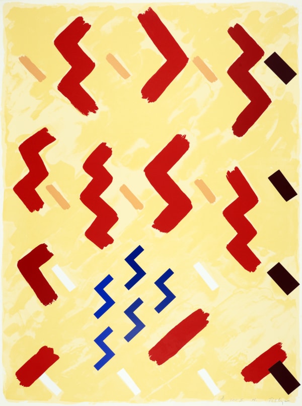 William Tillyer Vase II, 1975 Signed and dated in pencil lower right (recto) Screenprint on paper Paper size: 122 x 91.5 cms (48 x 36 ins) Image size: 121 x 90 cms (47 5/8 x 35 1/2 ins) EDITION 75 PROOFS 2 AP PRINTER Advanced Graphics PUBLISHED BY Bernard Jacobson Ltd., London