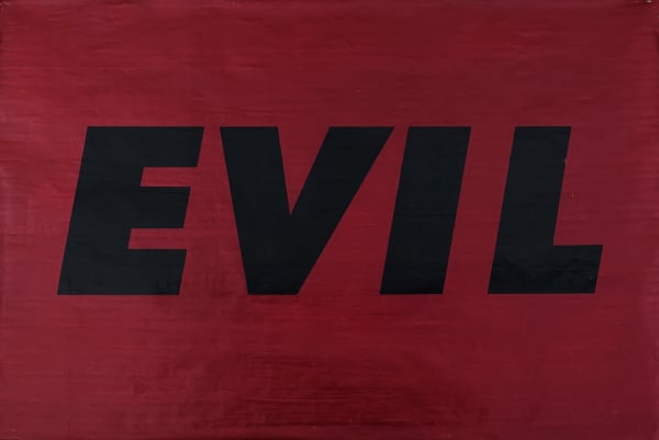 Ed Ruscha, Evil, 1973