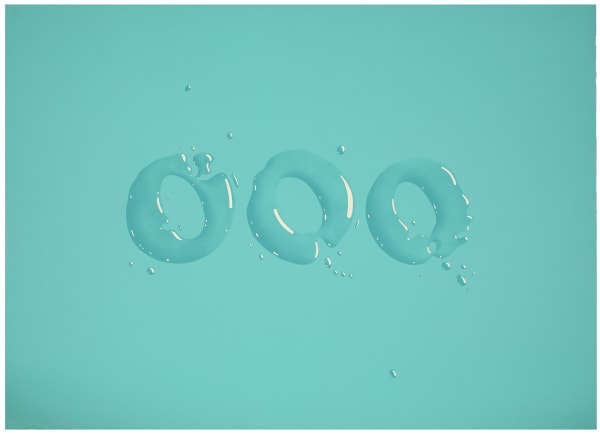 Ed Ruscha OOO (W. A. C. 44), 1970 Lithograph on White Arches paper, torn and deckle edges, bleed image