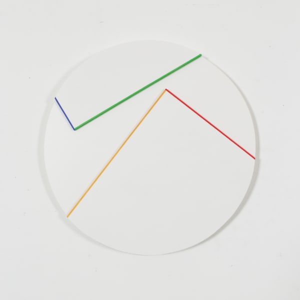 Marc Vaux Untitled, 2018 Signed and dated (verso) Acrylic on foam board 24.5 x 24.5 cms (9 5/8 x 9 5/8 ins)