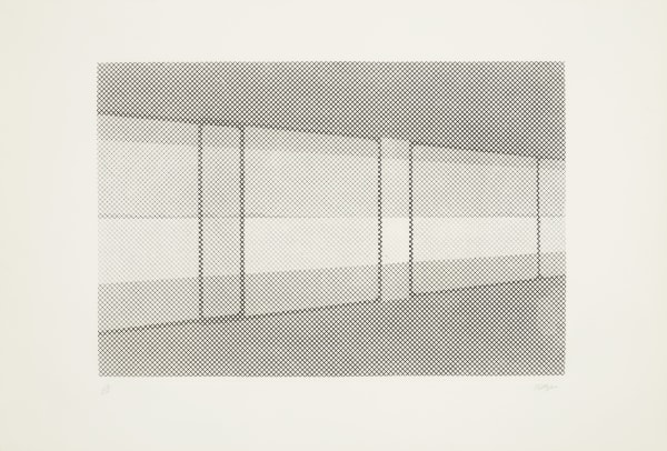 William Tillyer Window, 1972 Signed in pencil lower right (recto) Etching on pape Paper size: 71.1 x 105.4 cms (28 x 41 1/2 ins) Plate size: 49 x 73 cms (19 1/4 x 28 3/4 ins) EDITION 60 PRINTER Birgit Skiöld Print Workshop PUBLISHED BY Bernard Jacobson Ltd., London
