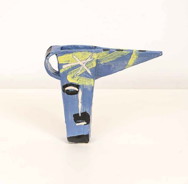 Bruce McLean Untitled , 2022 Ceramic 23 x 27 x 5 cms (9 1/8 x 10 5/8 x 2 ins)