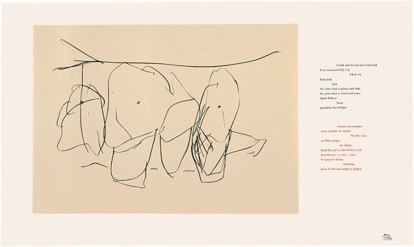 Robert Motherwell, Three Poems: Mexico City Personages I, 1988