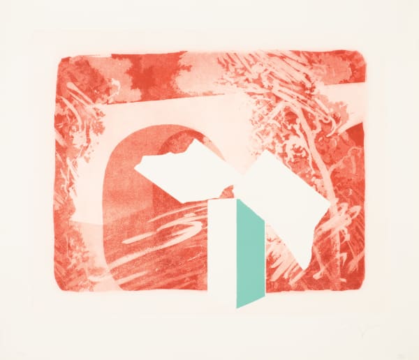 William Tillyer Arncliffe - Living by the Esk VII, 1983 Signed in pencil lower right (recto) Copperplate aquatint plus paper collage and relief printing on paper 2 colours Paper size: 69.8 x 81.9 cms (27 1/2 x 32 1/4 ins) EDITION 20 PRINTER Homer Frankand Editions PUBLISHED BY Bernard Jacobson Ltd., London