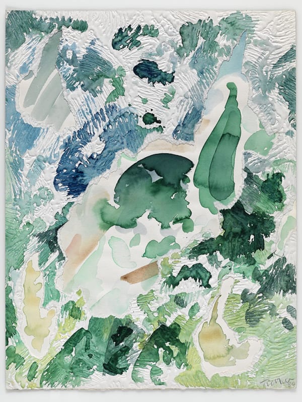 William Tillyer Esk Bridge 7, 1980 Watercolour on paper