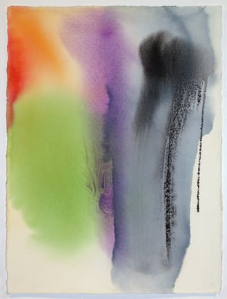 William Tillyer Falling Sky Dropping Fatness on the Earth, 2012 Watercolour on paper
