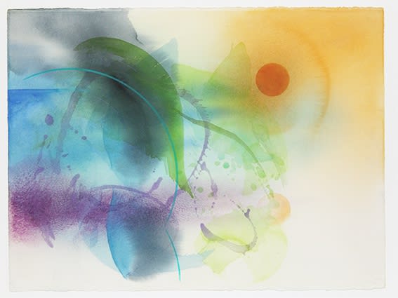 William Tillyer The Watering Place, 2013 Watercolour on Arches paper