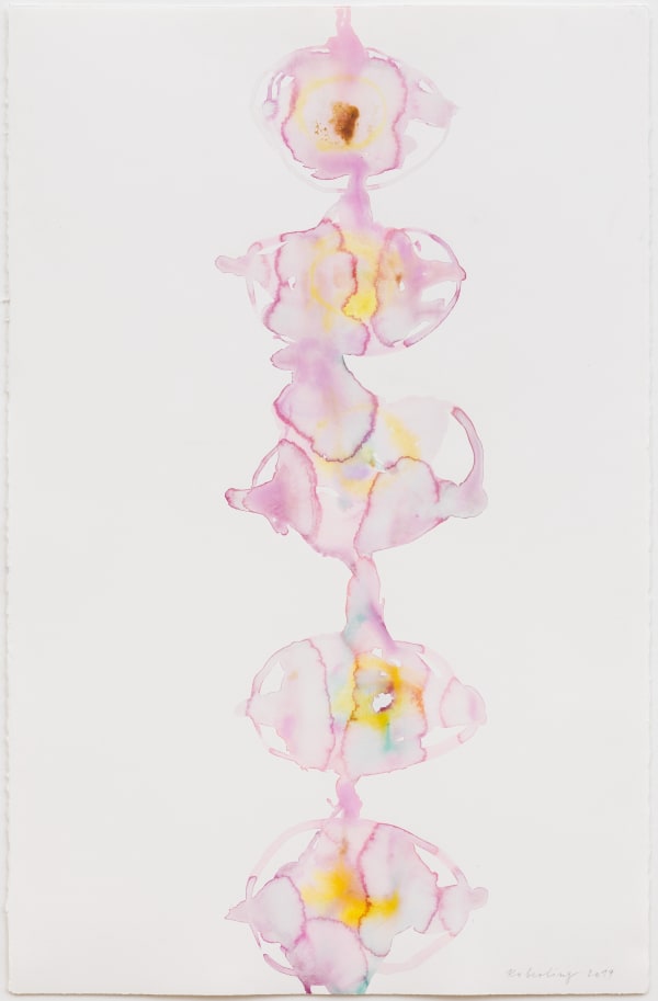 Bernd Koberling Untitled, 2019 Watercolour on paper 101.6 x 66 cms (40 x 26 ins)