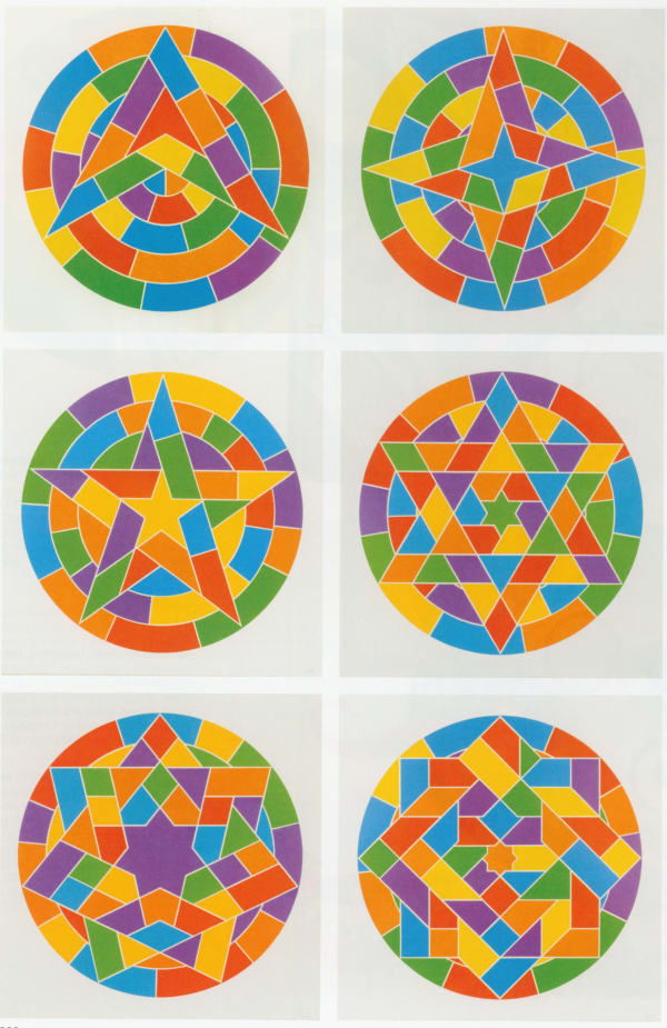 Sol LeWitt, Tondo Stars, 2002