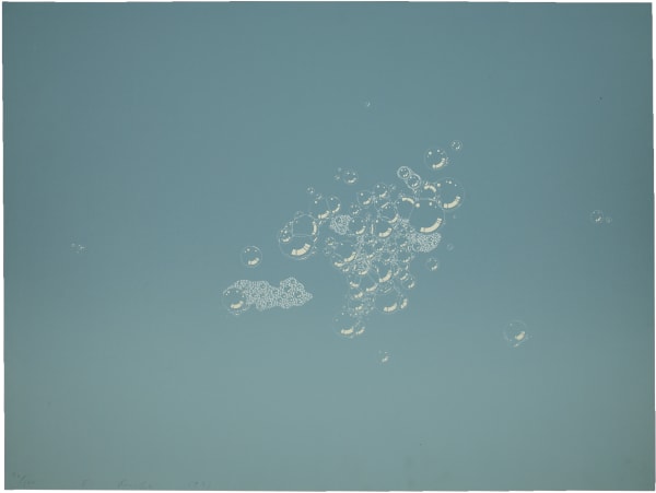 Ed Ruscha, Suds (Blue), 1971