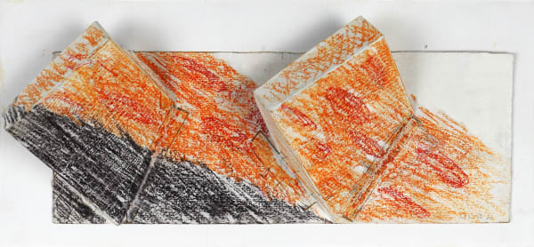 Richard Smith Maquette for Gift Wrap, 1963 Crayon on card and tape