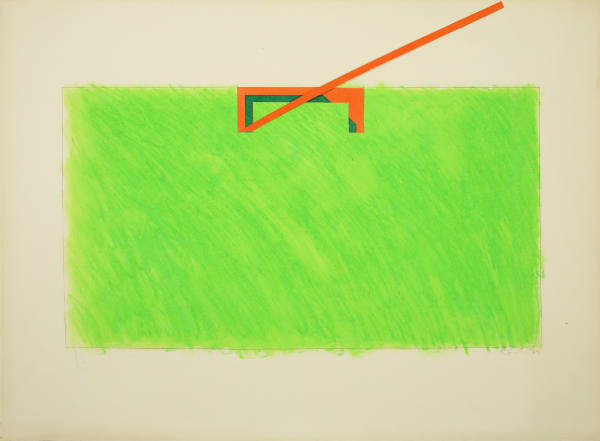 Richard Smith Untitled, 1969 Pastel and crayon on paper