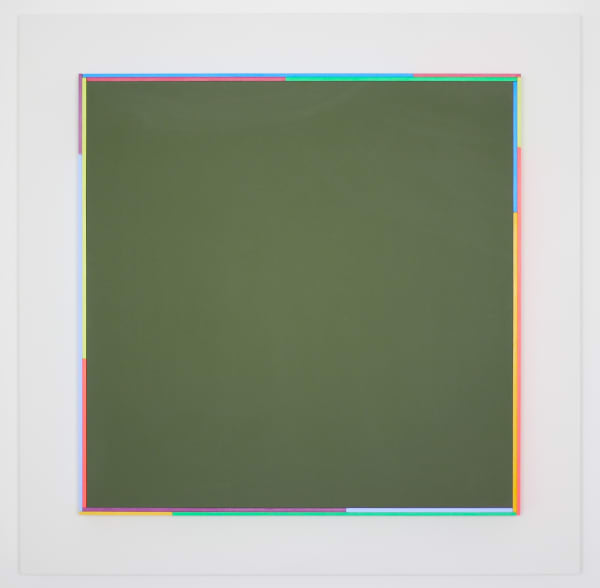 Marc Vaux Old Leaf, 2015 Signed, titled, and dated (verso) Acrylic on MDF 60.5 x 60.5 x 6 cms (23 3/4 x 23 3/4 x 2 3/8 ins)