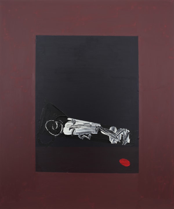 Bruce McLean Untitled, 2022 Oil and acrylic on canvas