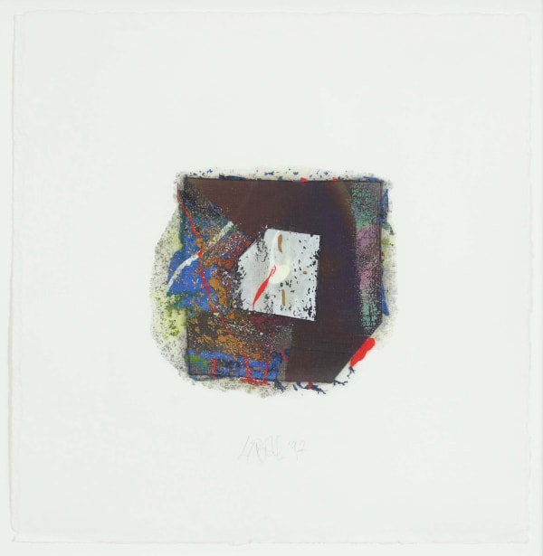 Larry Bell Fraction #3011, 1997 Mixed media on watercolour paper