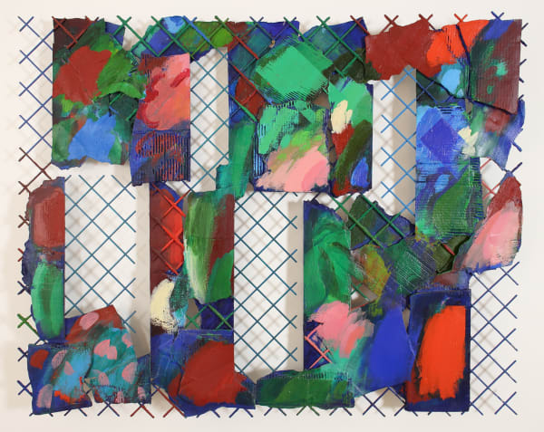 William Tillyer Six Vases and Arrangements, 1979 Acrylic on wire and card