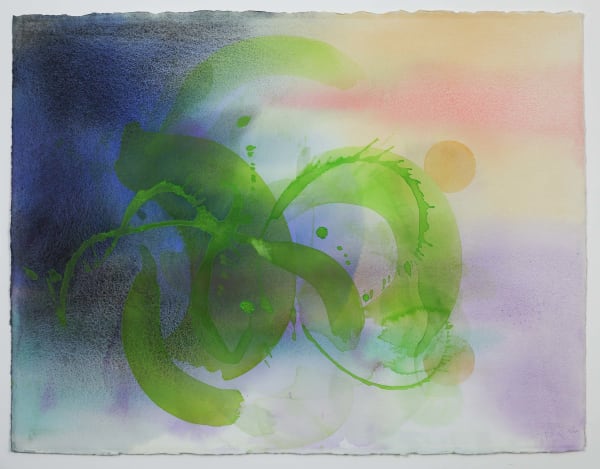 William Tillyer The Watering Place, 2013 Watercolour on Arches paper 57.2 x 76.8 cms (22 1/2 x 30 1/4 ins)