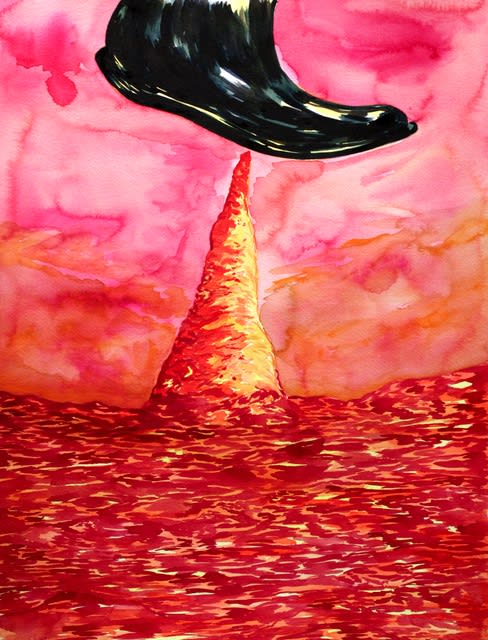 Alex Jackson Untitled 2 Ink And Watercolor On Paper 22 X 30 2016 2500