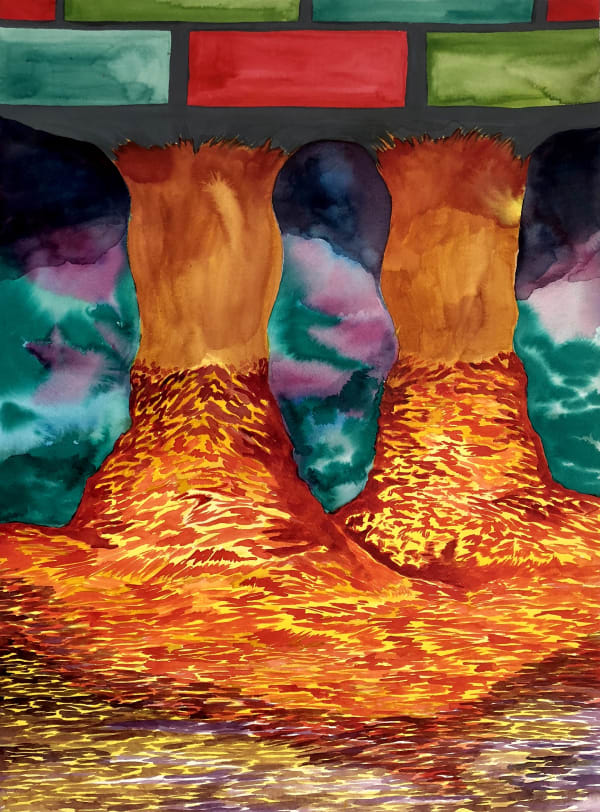 Alex Jackson Untitled 3 Ink And Watercolor On Paper 22 X 30 2016 2500