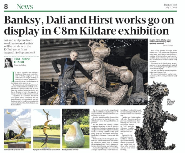 Banksy, Dali and Hirst works go on display in €8m Kildare exhibition