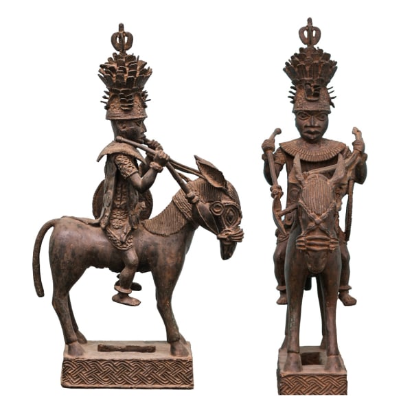 Benin Bronze Horse Rider | Nigeria | Berj Art Gallery