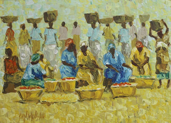 JOHN MENSAH | Berj Art Gallery | Ghanaian Artist